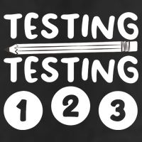 Funny Teacher Testing Design For Wo Testing Teacher Crop Fleece Hoodie