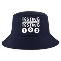 Funny Teacher Testing Design For Wo Testing Teacher Cool Comfort Performance Bucket Hat