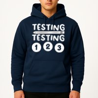 Funny Teacher Testing Design For Wo Testing Teacher Hoodie
