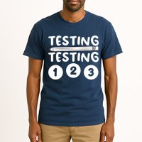 Funny Teacher Testing Design For Wo Testing Teacher Tall T-Shirt