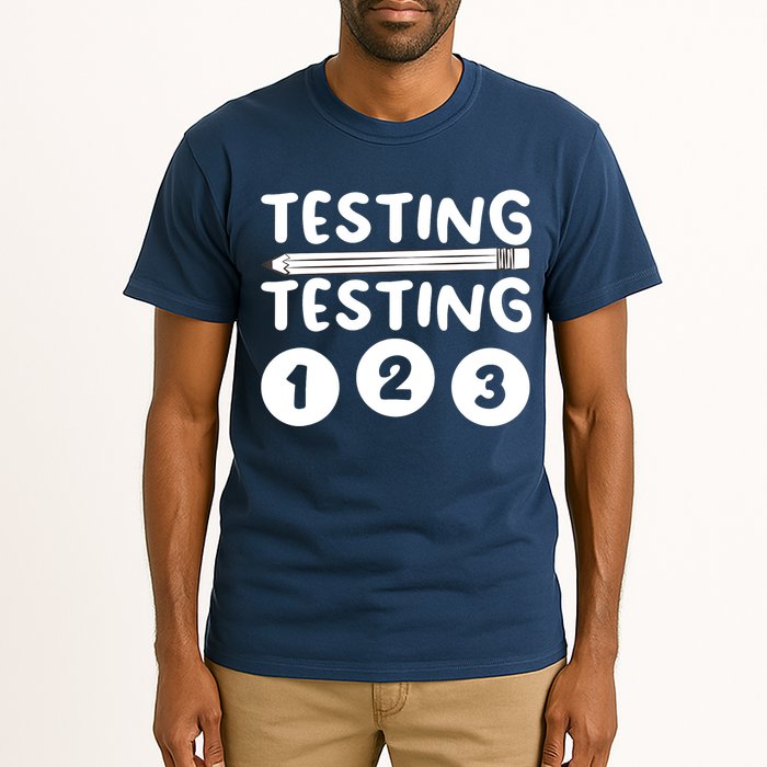 Funny Teacher Testing Design For Wo Testing Teacher Tall T-Shirt