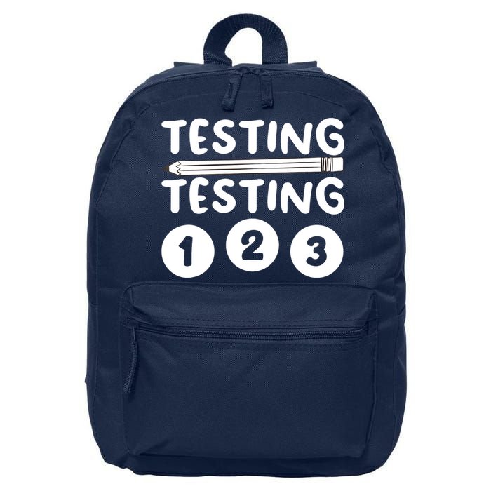 Funny Teacher Testing Design For Wo Testing Teacher 16 in Basic Backpack