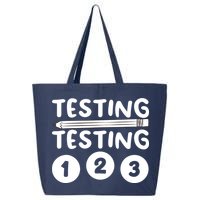 Funny Teacher Testing Design For Wo Testing Teacher 25L Jumbo Tote
