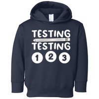 Funny Teacher Testing Design For Wo Testing Teacher Toddler Hoodie
