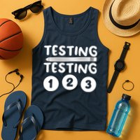 Funny Teacher Testing Design For Wo Testing Teacher Tank Top