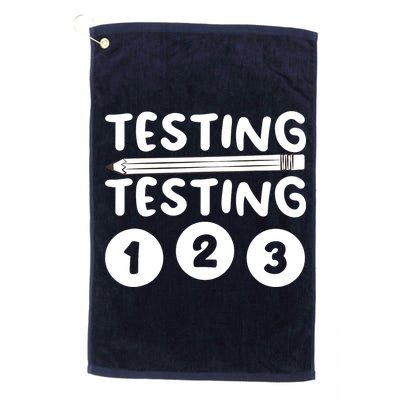 Funny Teacher Testing Design For Wo Testing Teacher Golf Towel
