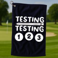 Funny Teacher Testing Design For Wo Testing Teacher Golf Towel