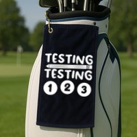 Funny Teacher Testing Design For Wo Testing Teacher Golf Towel