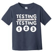 Funny Teacher Testing Design For Wo Testing Teacher Toddler T-Shirt
