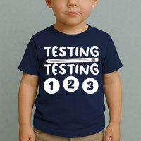 Funny Teacher Testing Design For Wo Testing Teacher Toddler T-Shirt