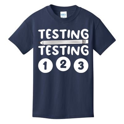 Funny Teacher Testing Design For Wo Testing Teacher Kids T-Shirt