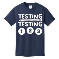 Funny Teacher Testing Design For Wo Testing Teacher Kids T-Shirt