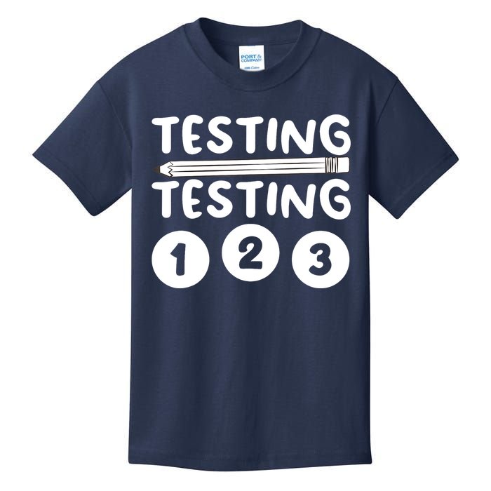 Funny Teacher Testing Design For Wo Testing Teacher Kids T-Shirt