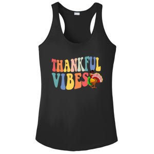 Feeling Thankful Thanksgiving Thankful Vibes Great Gift Ladies PosiCharge Competitor Racerback Tank