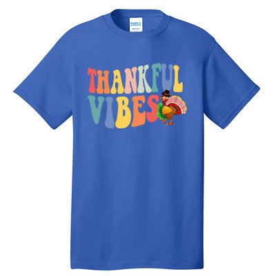 Feeling Thankful Thanksgiving Thankful Vibes Great Gift Tall T-Shirt