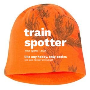 Funny Trainspotting Train Gift Great Gift Kati - Camo Knit Beanie