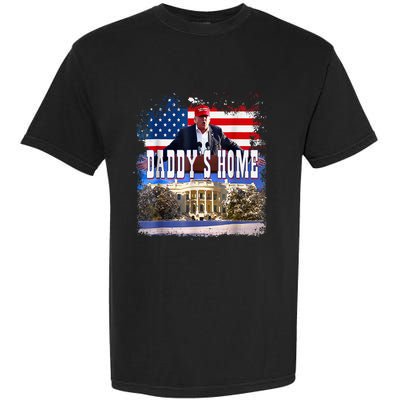 Funny Trump Take America Back Daddys Home Trump 2024 Garment-Dyed Heavyweight T-Shirt