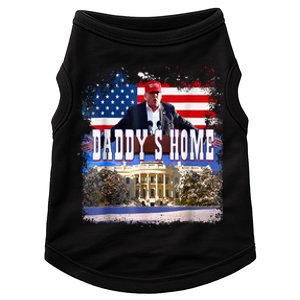 Funny Trump Take America Back Daddys Home Trump 2024 Doggie Tank