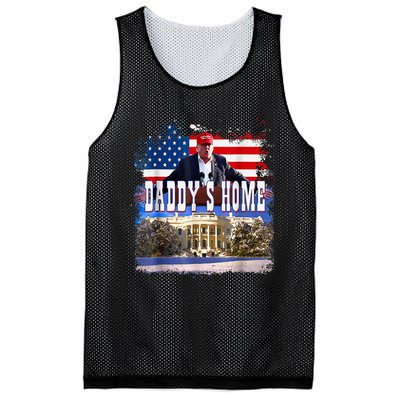 Funny Trump Take America Back Daddys Home Trump 2024 Mesh Reversible Basketball Jersey Tank