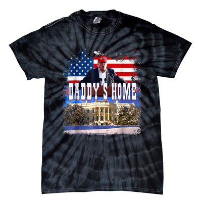 Funny Trump Take America Back Daddys Home Trump 2024 Tie-Dye T-Shirt