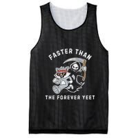 Faster Than The Forever Yeet Run Away Faster Funny Saying Mesh Reversible Basketball Jersey Tank