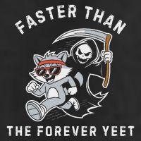 Faster Than The Forever Yeet Run Away Faster Funny Saying 25L Jumbo Tote