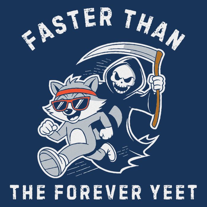 Faster Than The Forever Yeet Run Away Faster Funny Saying Infant Baby Jersey Bodysuit