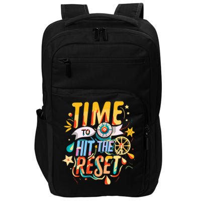 Festive Time To Hit The Reset New Year Holiday Party Season Gift Impact Tech Backpack