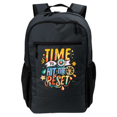 Festive Time To Hit The Reset New Year Holiday Party Season Gift Daily Commute Backpack