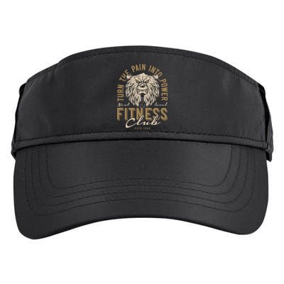 Fitness Turn The Pain Into Power Adult Drive Performance Visor