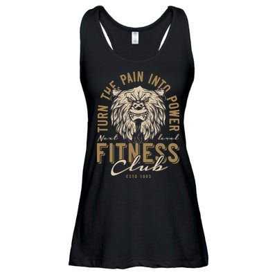 Fitness Turn The Pain Into Power Ladies Essential Flowy Tank
