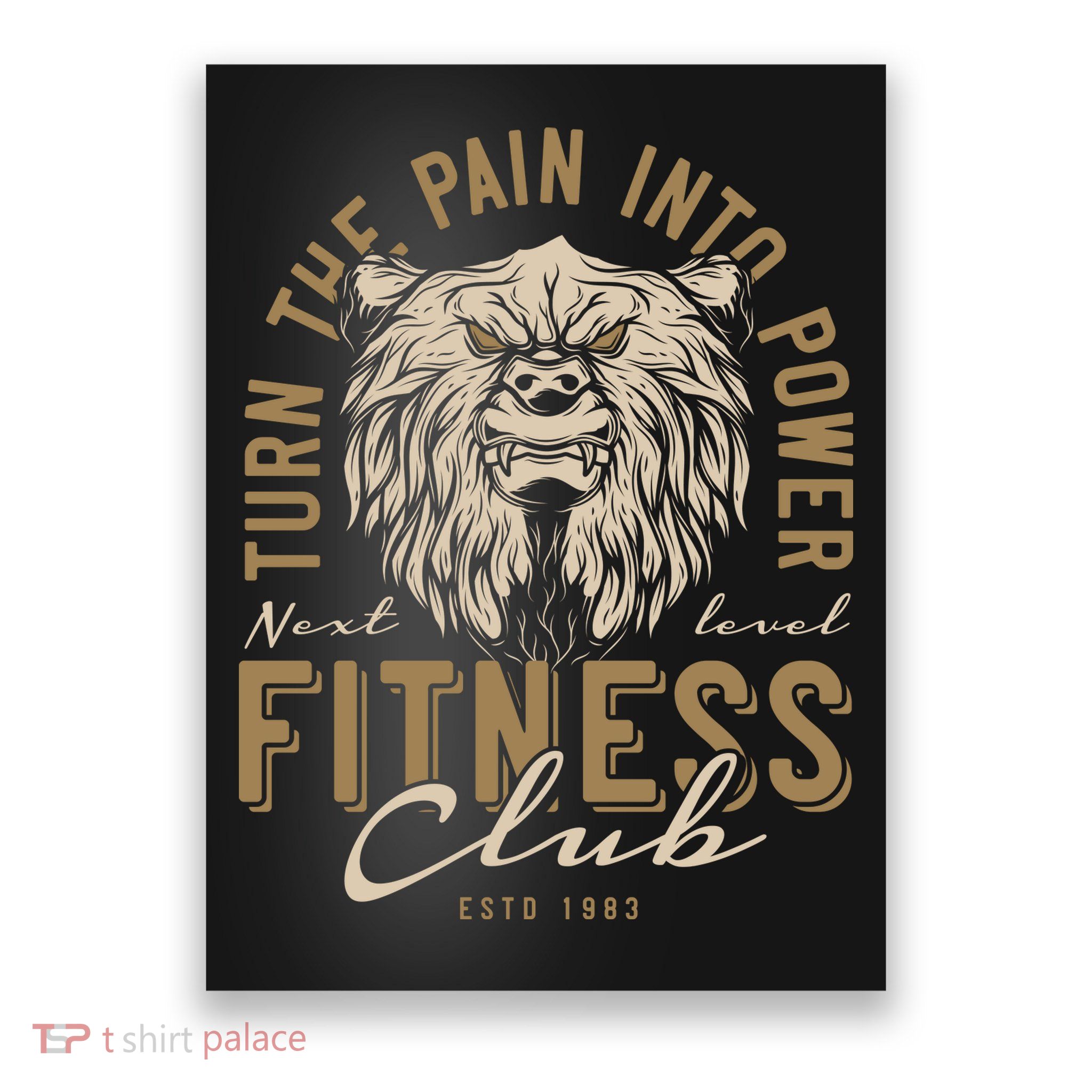 Fitness Turn The Pain Into Power Poster