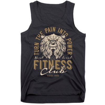 Fitness Turn The Pain Into Power Tank Top