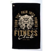 Fitness Turn The Pain Into Power Golf Towel