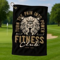 Fitness Turn The Pain Into Power Golf Towel