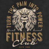 Fitness Turn The Pain Into Power Golf Towel