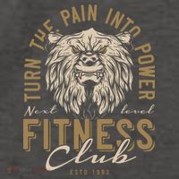 Fitness Turn The Pain Into Power Vector Backpack