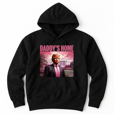 Funny Trump Take America Back DaddyS Home Trump Pink 2024 Hoodie