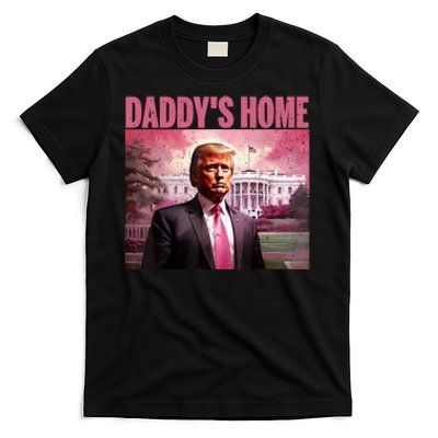 Funny Trump Take America Back DaddyS Home Trump Pink 2024 T-Shirt