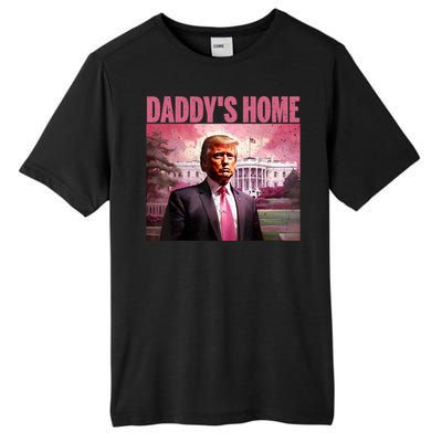 Funny Trump Take America Back DaddyS Home Trump Pink 2024 Tall Fusion ChromaSoft Performance T-Shirt