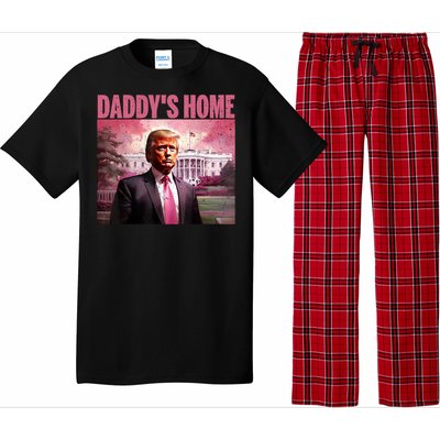 Funny Trump Take America Back DaddyS Home Trump Pink 2024 Pajama Set