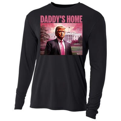 Funny Trump Take America Back DaddyS Home Trump Pink 2024 Cooling Performance Long Sleeve Crew