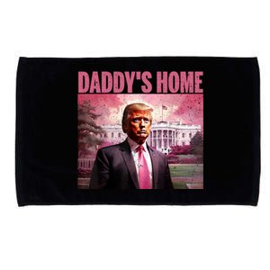 Funny Trump Take America Back DaddyS Home Trump Pink 2024 Microfiber Hand Towel