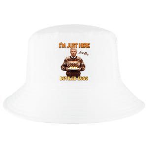 Funny Trump Thanksgiving IM Just Here For The Deviled Eggs Cool Comfort Performance Bucket Hat