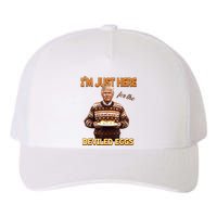 Funny Trump Thanksgiving IM Just Here For The Deviled Eggs Yupoong Adult 5-Panel Trucker Hat