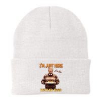 Funny Trump Thanksgiving IM Just Here For The Deviled Eggs Knit Cap Winter Beanie