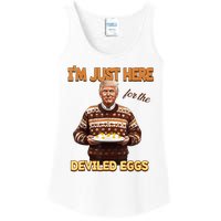 Funny Trump Thanksgiving IM Just Here For The Deviled Eggs Ladies Essential Tank