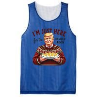 Funny Trump Thanksgiving IM Just Here For The Deviled Eggs Cool Gift Mesh Reversible Basketball Jersey Tank