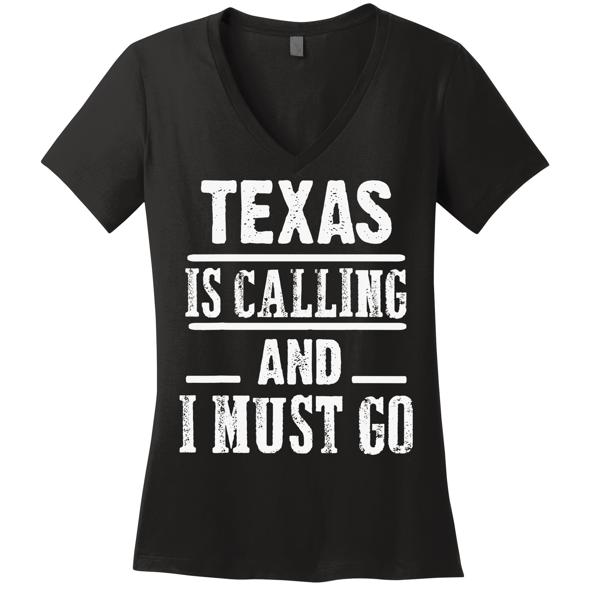 funny Traveling Texas is calling and I must go Women's V-Neck T-Shirt
