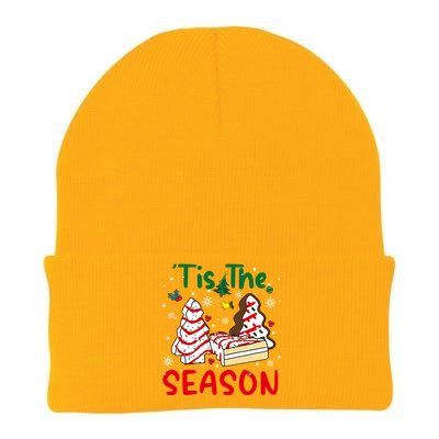 Funny Tis The Season Christmas Tree Cakes Debbie Xmas Gift Knit Cap Winter Beanie